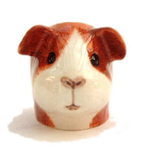 Dutch Guinea Pig's Head Eggcup by Quail Ceramics
