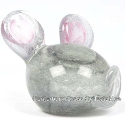 Light Grey Glass Mouse from the Juliana Collection - Image 3