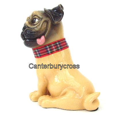 Fawn Pug Figure - Podge, a Little Paws Figure by Arora Design - Image 3