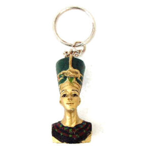 Queen Nefertiti Novelty Keyring  Egyptian Range