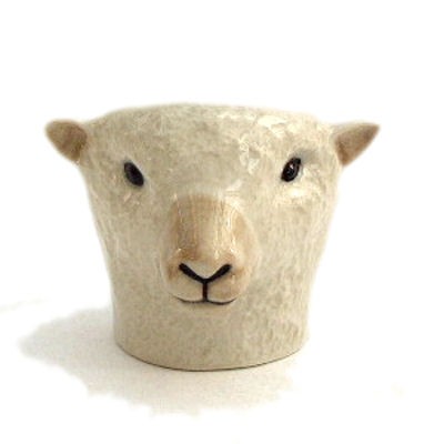 Southdown Sheep's Head Egg Cup by Quail Ceramics