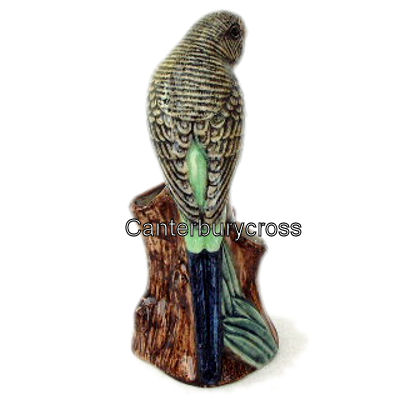 Green Budgerigar Bud Vase by Quail Ceramics - Image 3