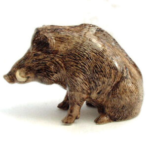 Wild Boar Moneybox by Quail Ceramics