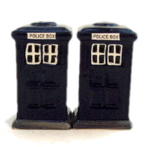 Police Box Novelty Salt and Pepper Pots