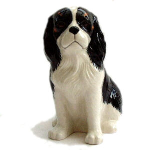 Cavalier King Charles Spaniel Figure - tri-coloured