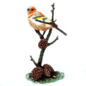 Cock Chaffinch Figure