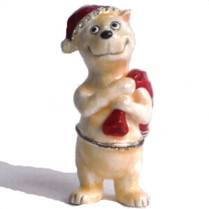 Polar Bear Christmas Trinket Box - a Craycombe Trinket from Arora Design