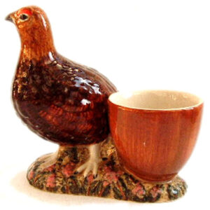 Red Grouse Cock with Eggcup