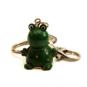 Comic Frog Keyring