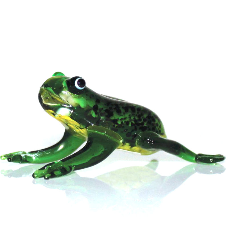 Miniature Glass Frog - Objet D'Art
