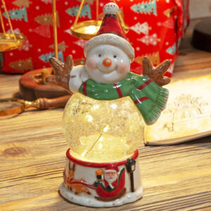 Light-up Snowman Ornament with LEDs