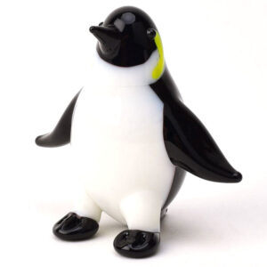miniature glass penguin