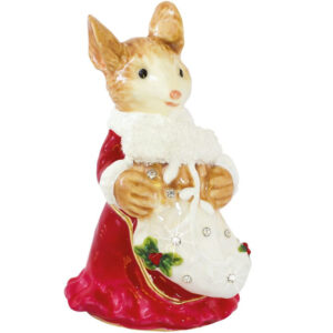 Mrs. Mouse with Christmas Stocking