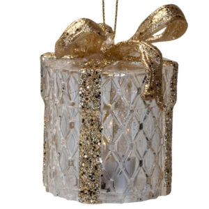 Light-up Present Bauble