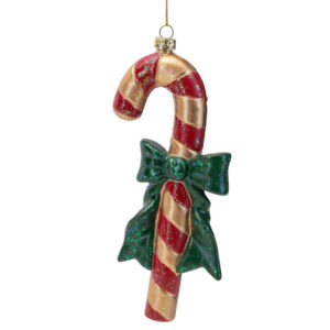 Candy Cane with Bow