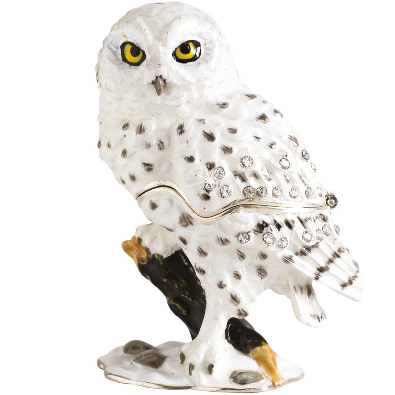 Snowy Owl Trinket Bo
