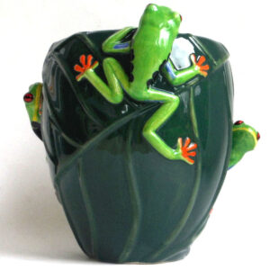 Tree Frog Flower Vase