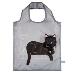 Black Cat Foldable Shopping Bag