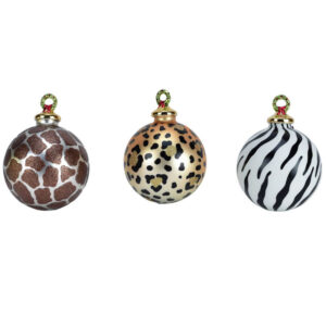 Animal Print Baubles