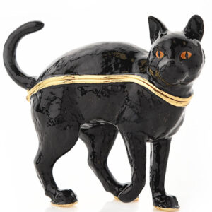 Black Cat Trinket Box