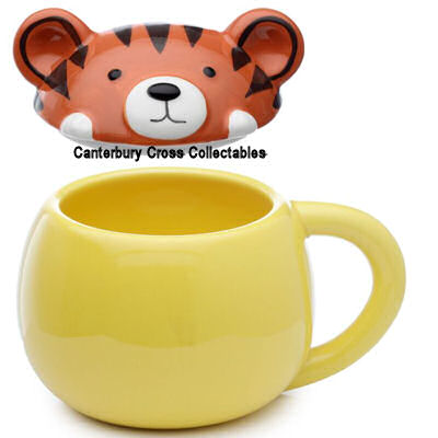 Adoramals Tiger Peek-a-Boo Mug with Lid - Image 2