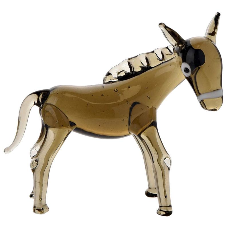 Miniature Glass Donkey