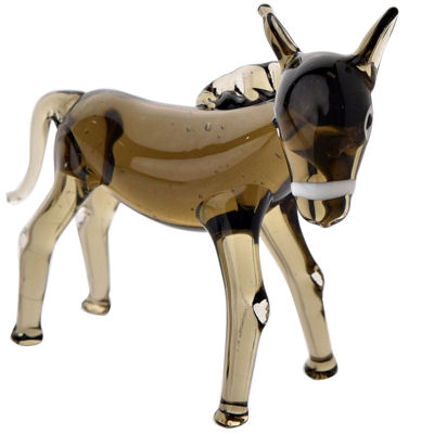 Miniature Glass Donkey - Image 2
