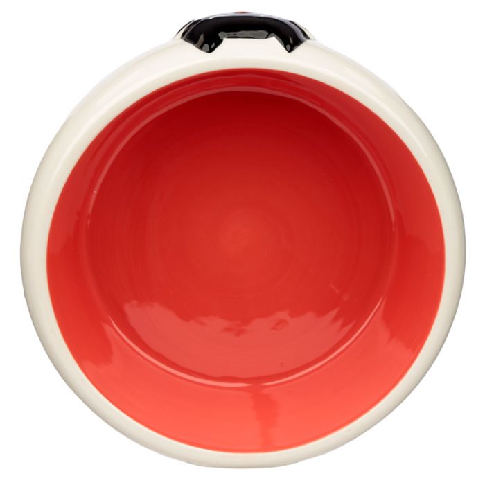 Feline Fine Pink Ceramic Food or Water Bowl for Cats - Image 2