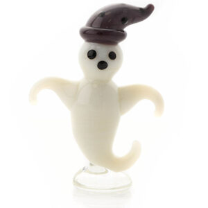 Miniature Glass Halloween Ghost - Objet D'Art