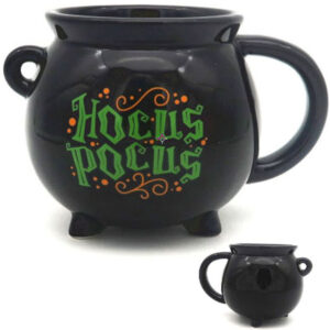 Hocus Pocus Cauldron-Shaped China Mug for Halloween