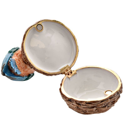 Treasured Trinket Kingfisher on Nest Trinket Box by Juliana - Image 3