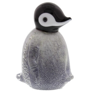 Glass Penguin Chick Figurine/Ornament from Objet D'Art