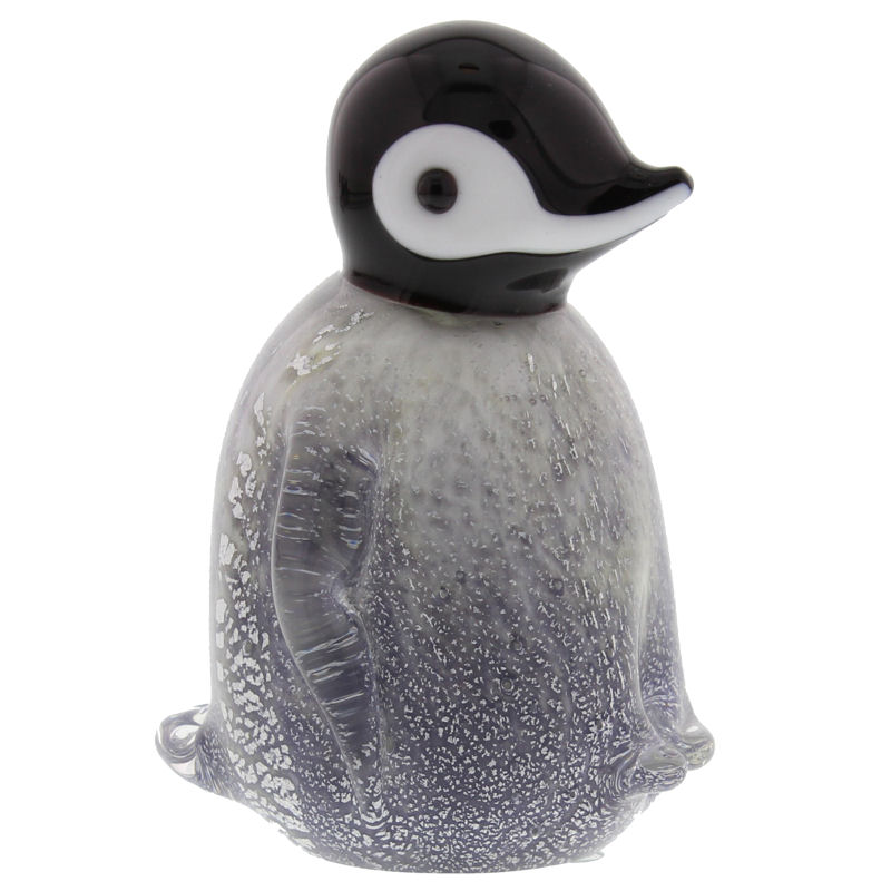 Glass Penguin Chick Figurine/Ornament from Objet D'Art