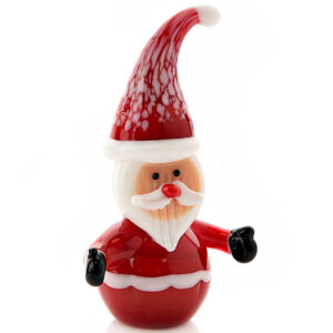 Miniature Glass Santa Claus/Father Christmas Figure - Objet D'Art