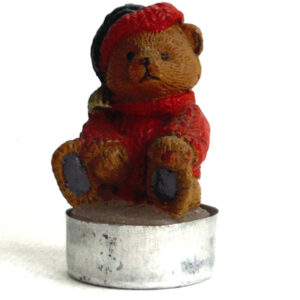 Teddy Tea-light - Red