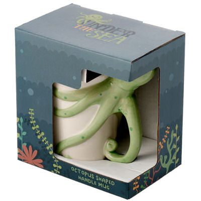 China Mug with 3-D Octopus Handle - Designed by Lisa Parker - Image 5