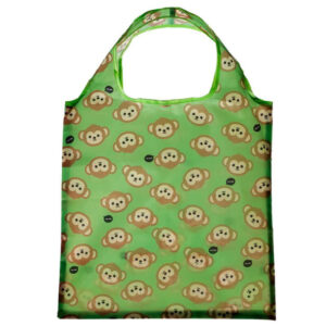 Monkey Adoramals Folding Shopping Bag