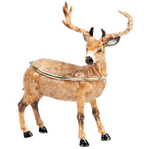 Treasured Trinkets Red Deer Stag Trinket Box by Juliana