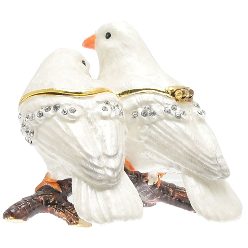Two White Doves Treasured Trinket Box - Juliana
