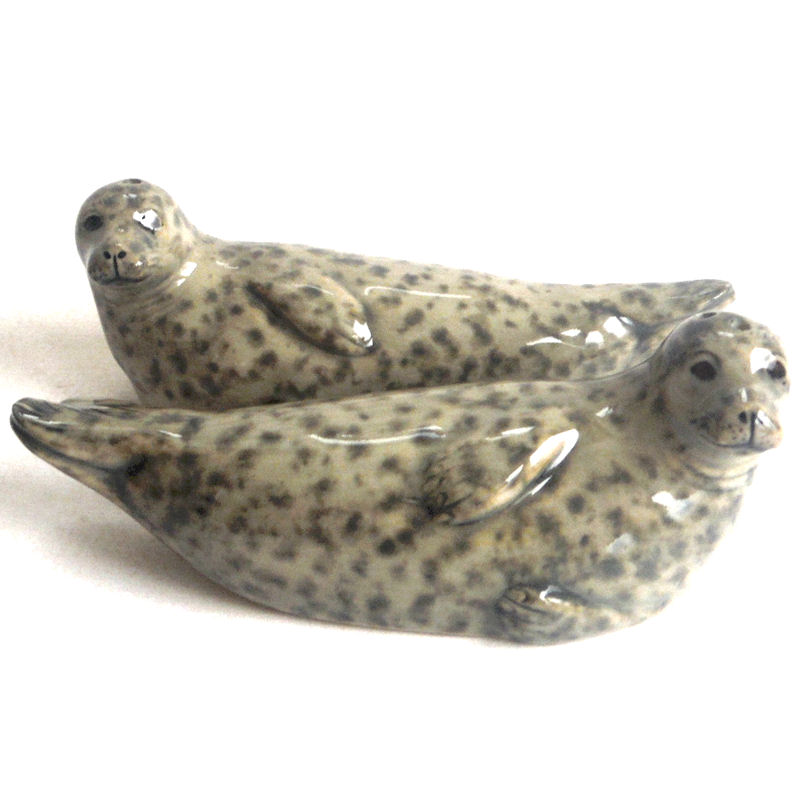 Harbour Seal Novelty Salt and Pepper Set by Quail Ceramics