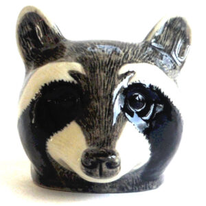 Raccoon's Head Eggcup byQuail Ceramics