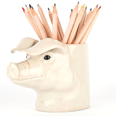 British Lop Pig Pencil Pot/General Purpose Pot from Quail Ceramics - Image 3