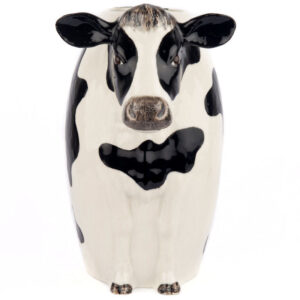 Friesian Cow Flower Vase from Quail Ceramics