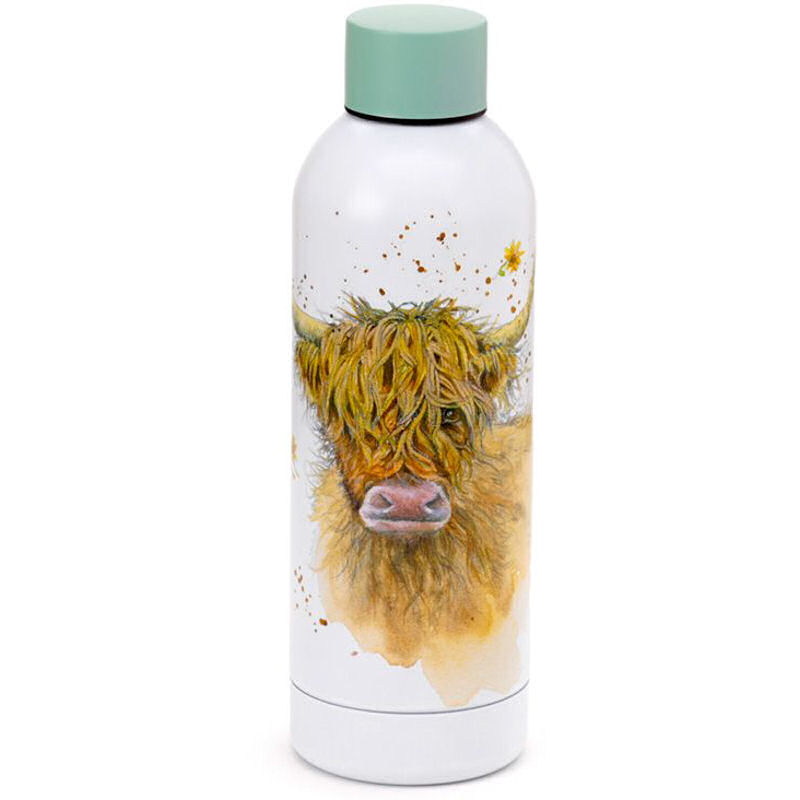 Highland Cow Insulated Drinks Bottle by Jan Pashley