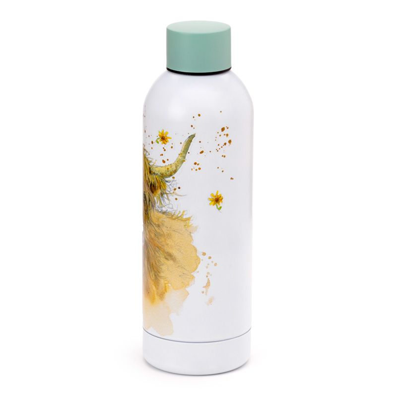 Highland Cow Insulated Drinks Bottle by Jan Pashley - Image 4