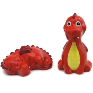 Red Dragon Novelty Salt and Pepper Pots