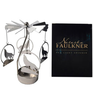 Howling Wolf Tealight Spinner/Carousel