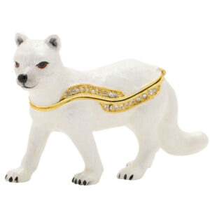 Arctic Fox Treasured Trinket Box from the Juliana Collection