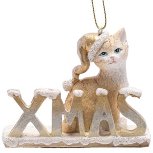 Cat in a Hat Christmas Hanging Decoration