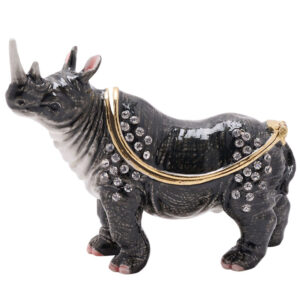 Rhino/Rhinoceros Treasured Trinket Box from the Juliana Collection